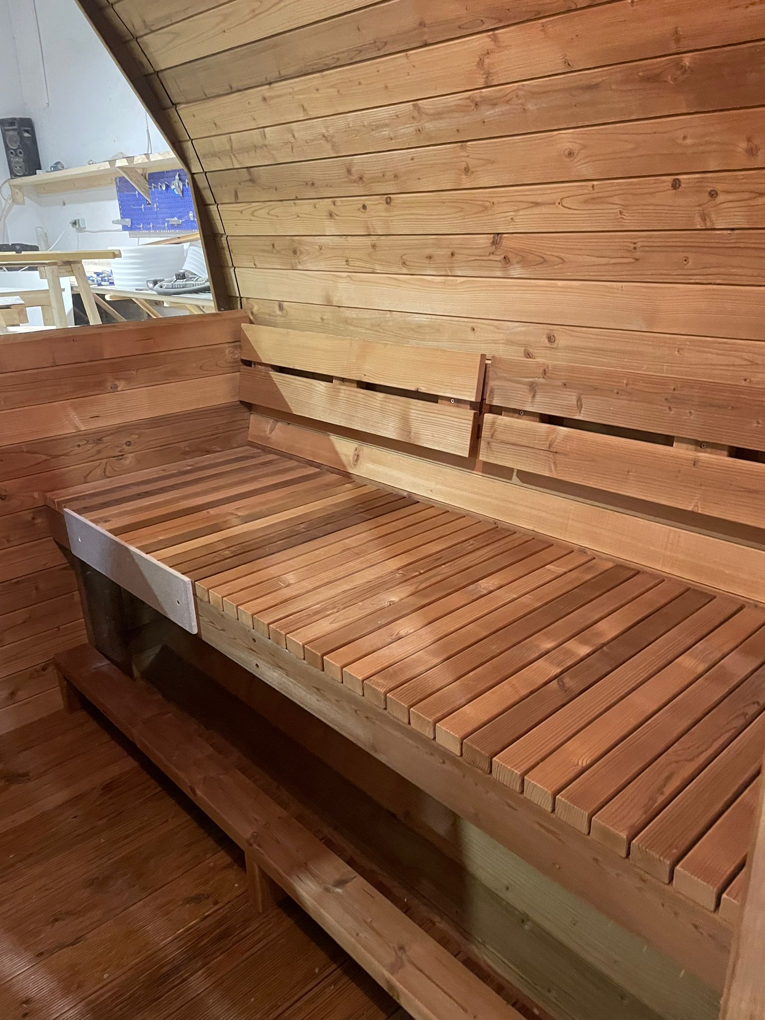Thermowood barrel with terrace, 3m - Image 5
