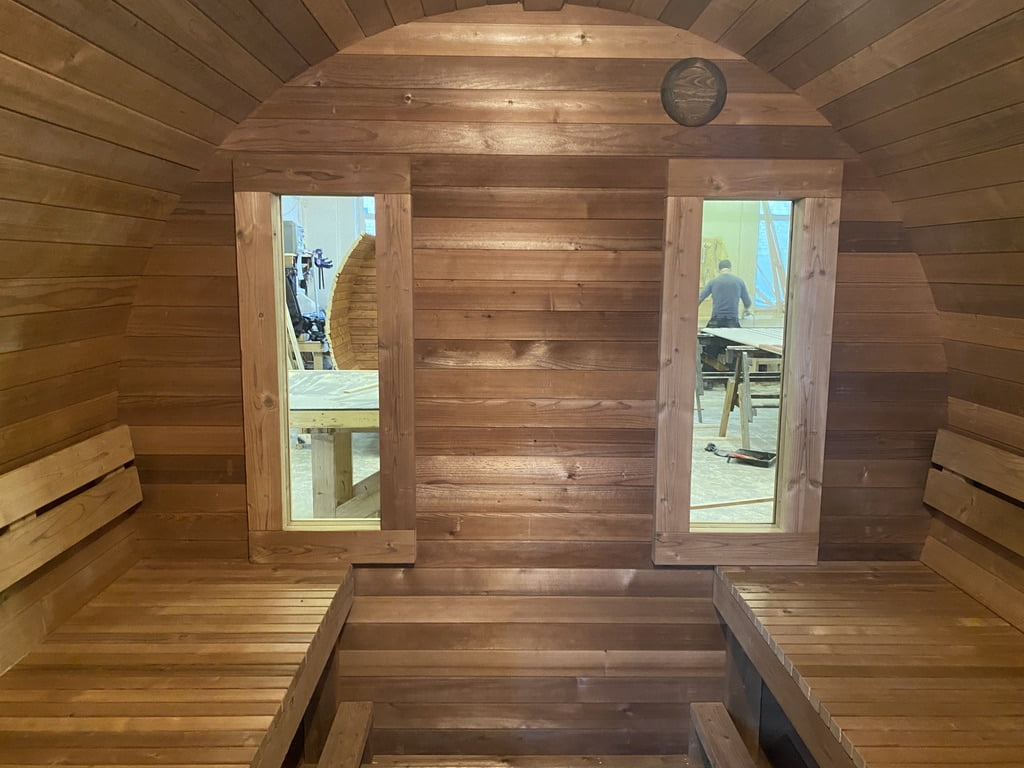 Thermowood barrel with terrace, 3m - Image 8
