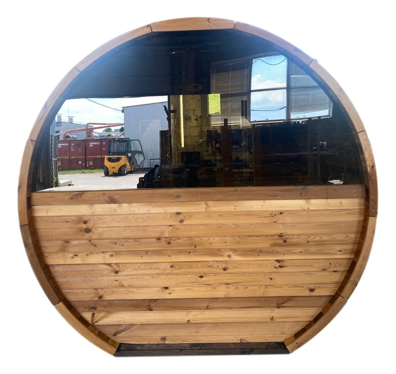 Thermowood barrel with terrace, 3m - Image 2