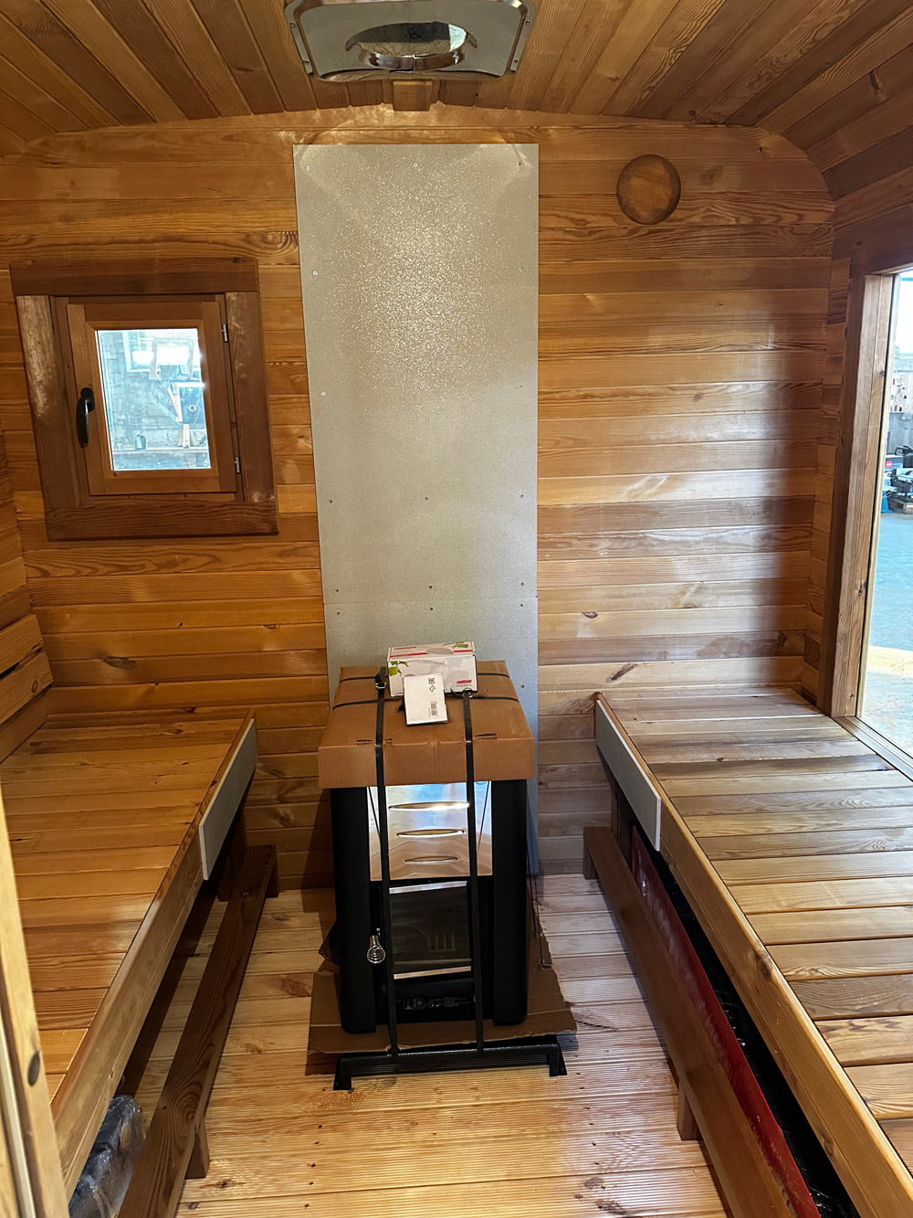 LWDcnc kubveida pirts ar priekštelpu, 4m