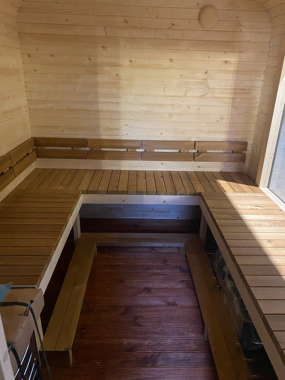 LWDcnc kubveida pirts ar priekštelpu, 4m