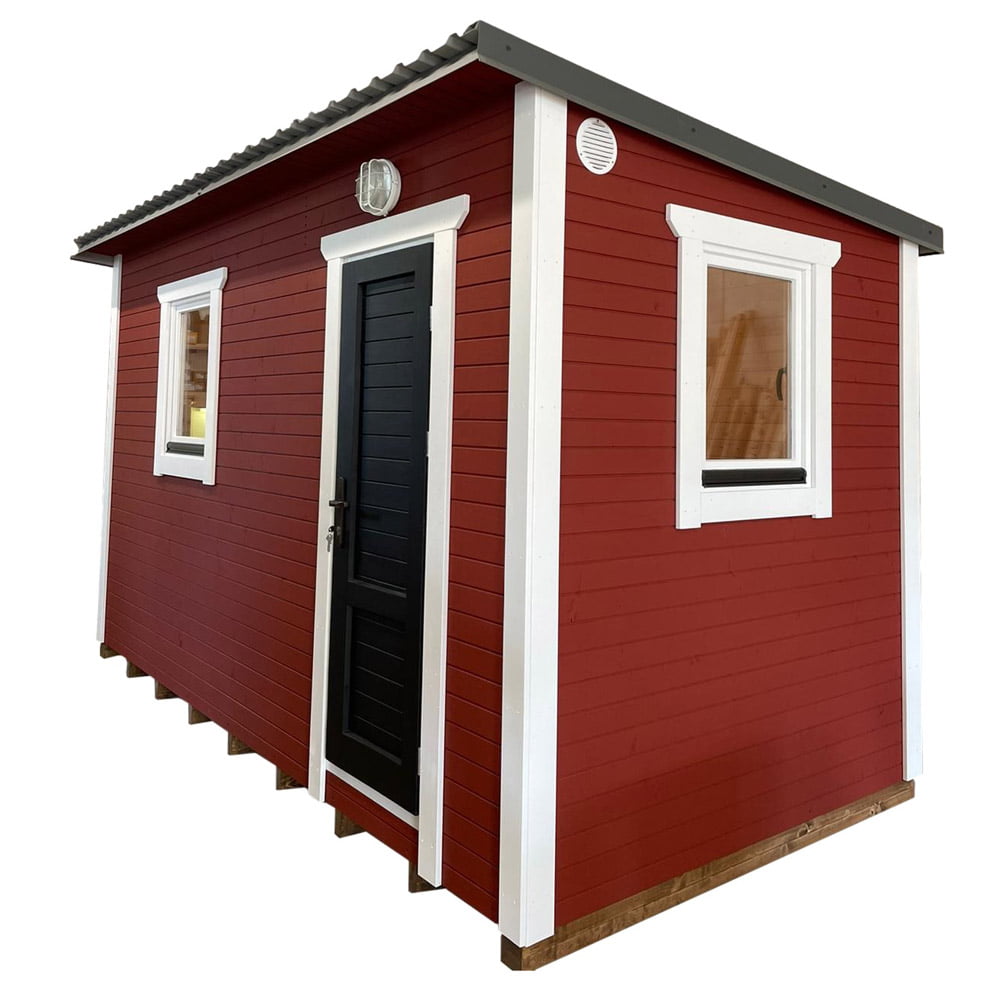 Box sauna with relaxation room (4m), LWDcnc