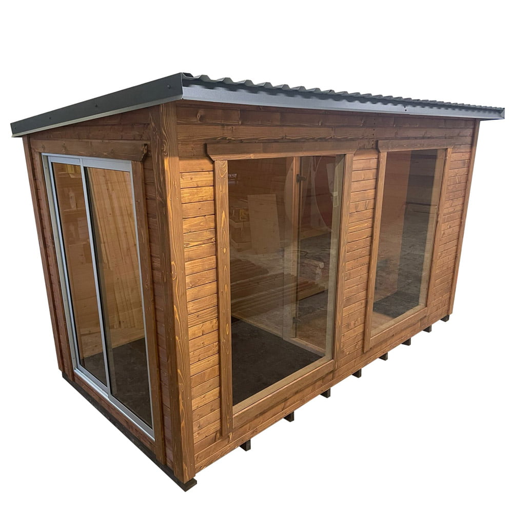 Box sauna with relaxation room (4m), LWDcnc