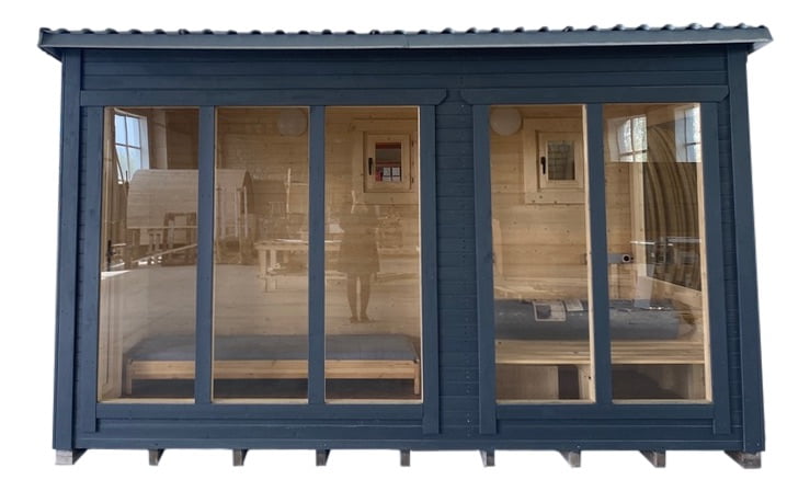 Summer house, 4x2.5m, LWDcnc