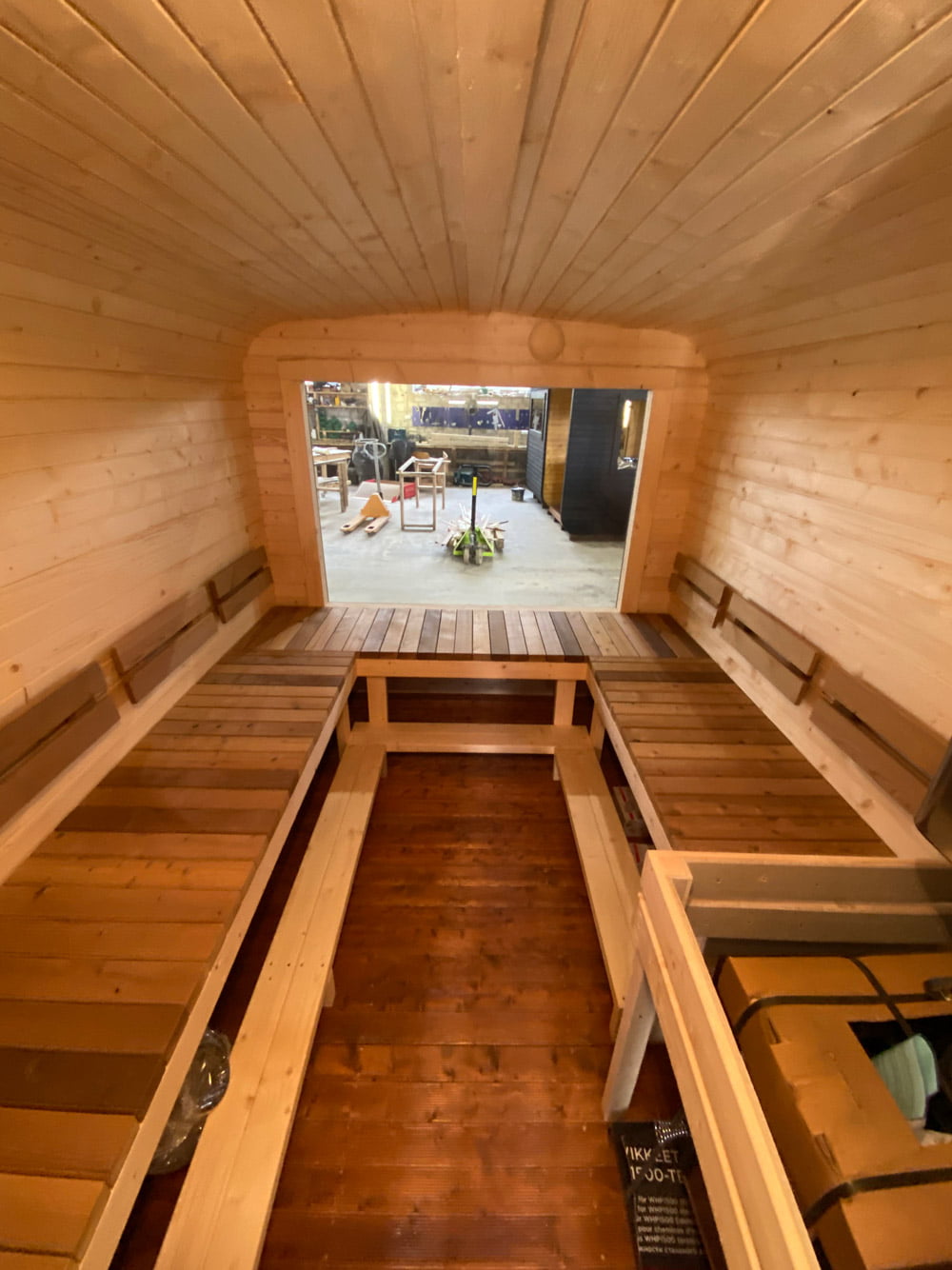 The best sauna cube with relaxation room (5m), LWDcnc