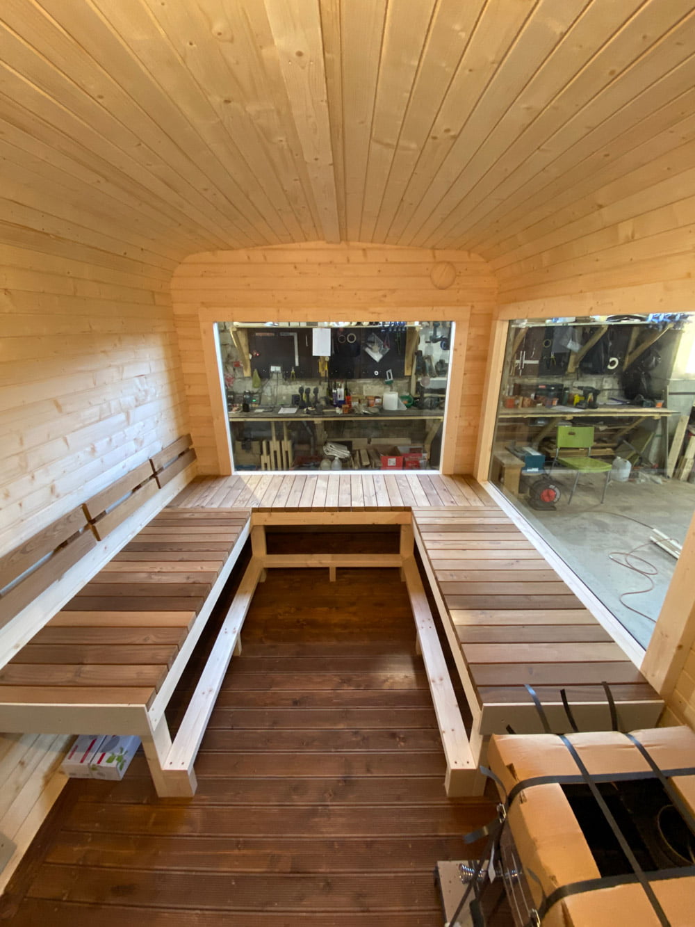 The best sauna cube with relaxation room (5m), LWDcnc