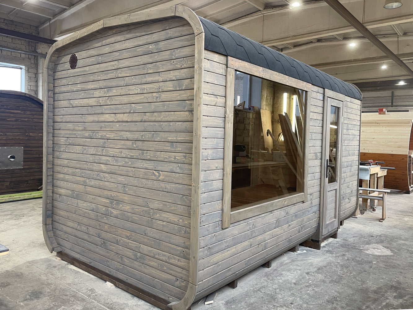 The best sauna cube with relaxation room (5m), LWDcnc
