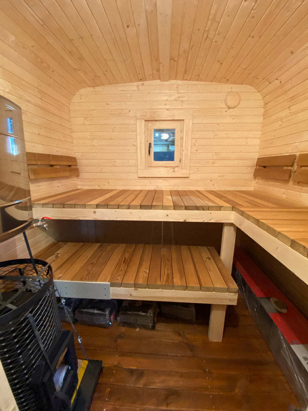 The best sauna cube with relaxation room (5m), LWDcnc