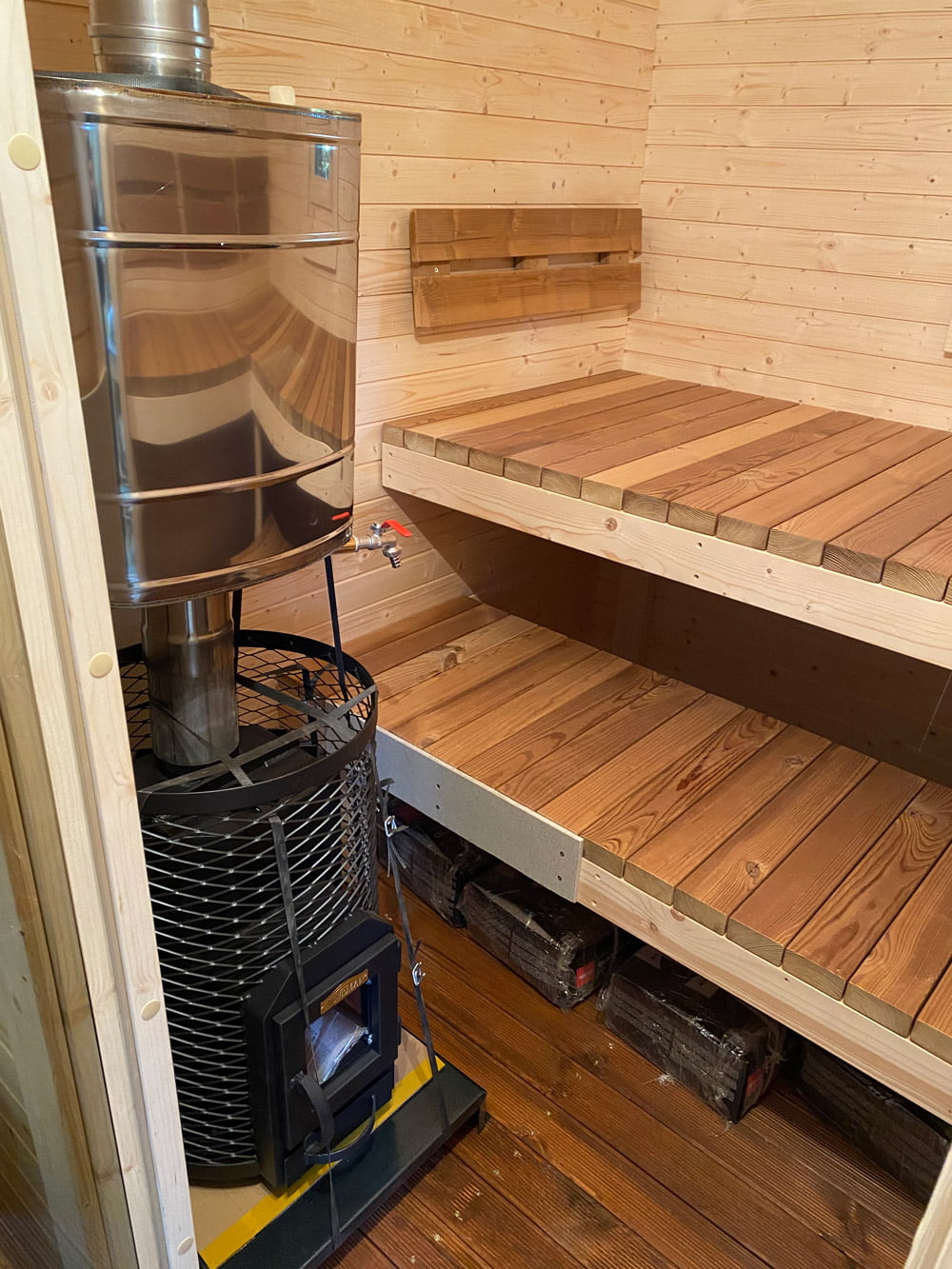 The best sauna cube with relaxation room (5m), LWDcnc