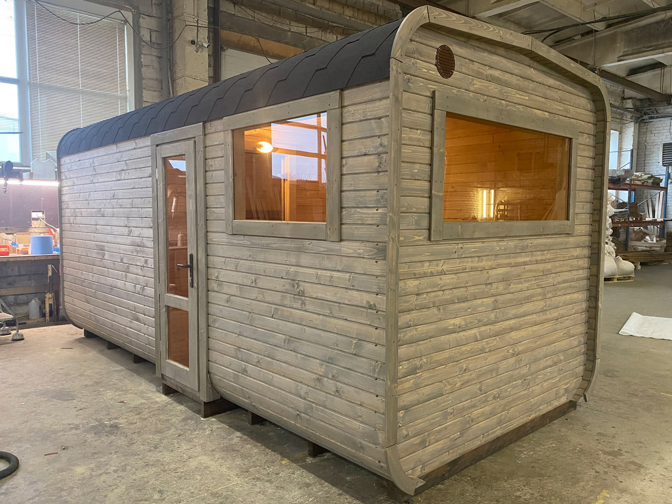 The best sauna cube with relaxation room (5m), LWDcnc