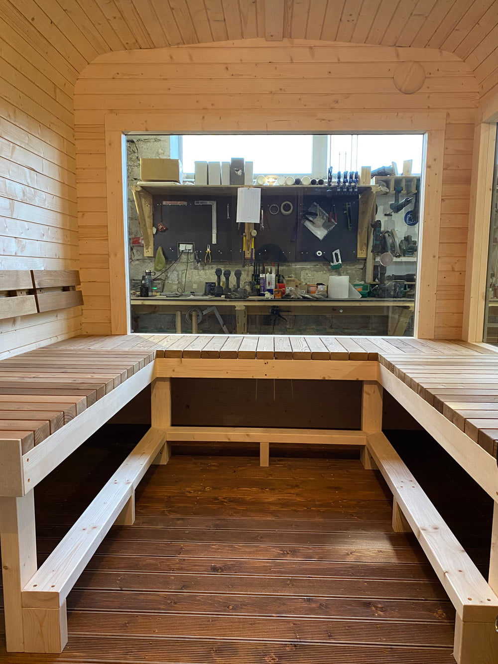 The best sauna cube with relaxation room (5m), LWDcnc