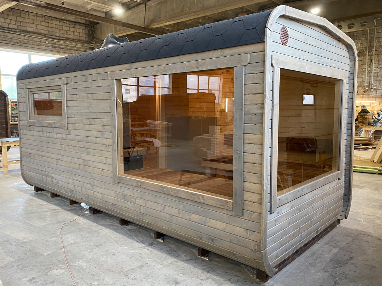 The best sauna cube with relaxation room (5m), LWDcnc