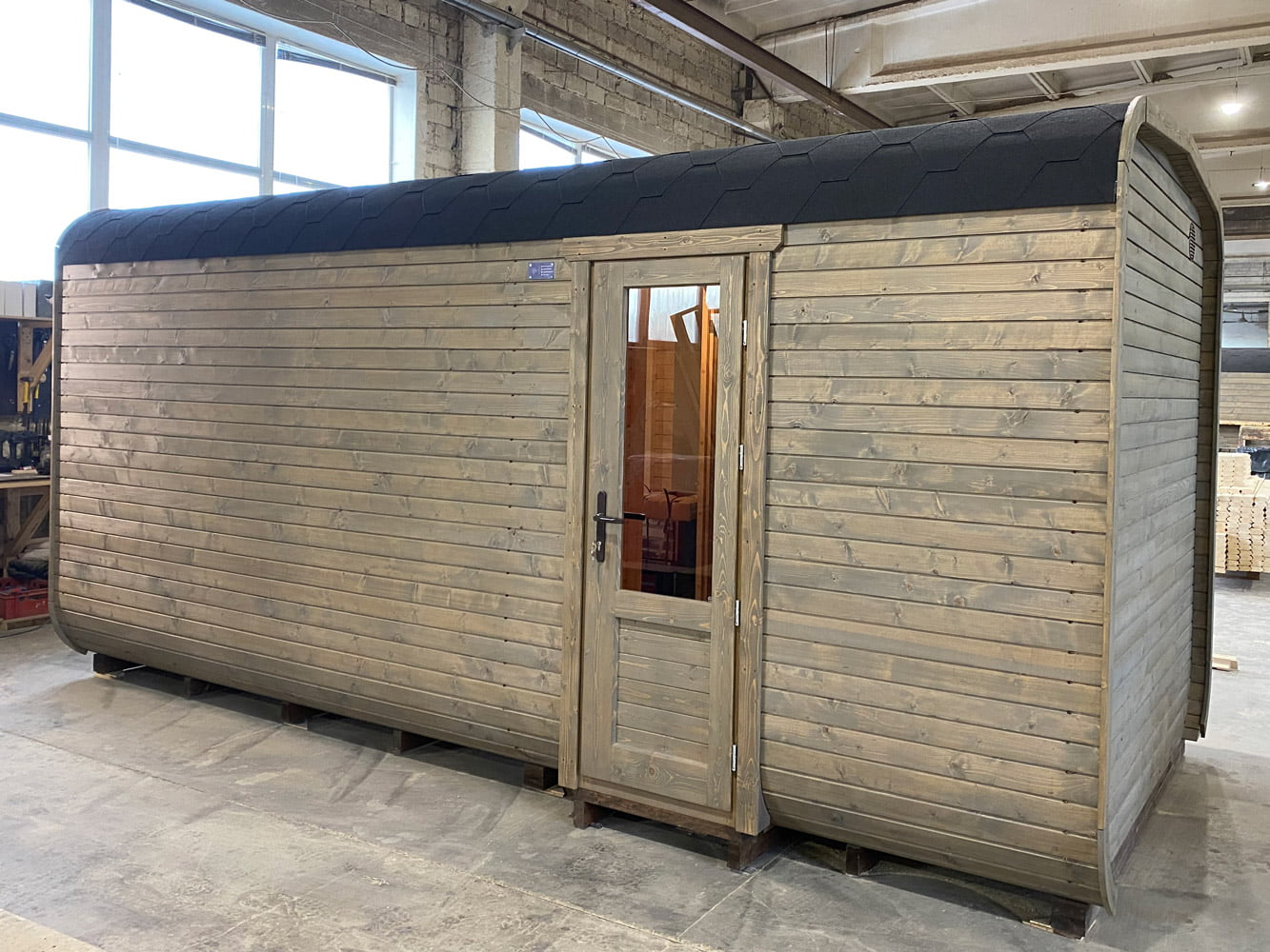 The best sauna cube with relaxation room (5m), LWDcnc
