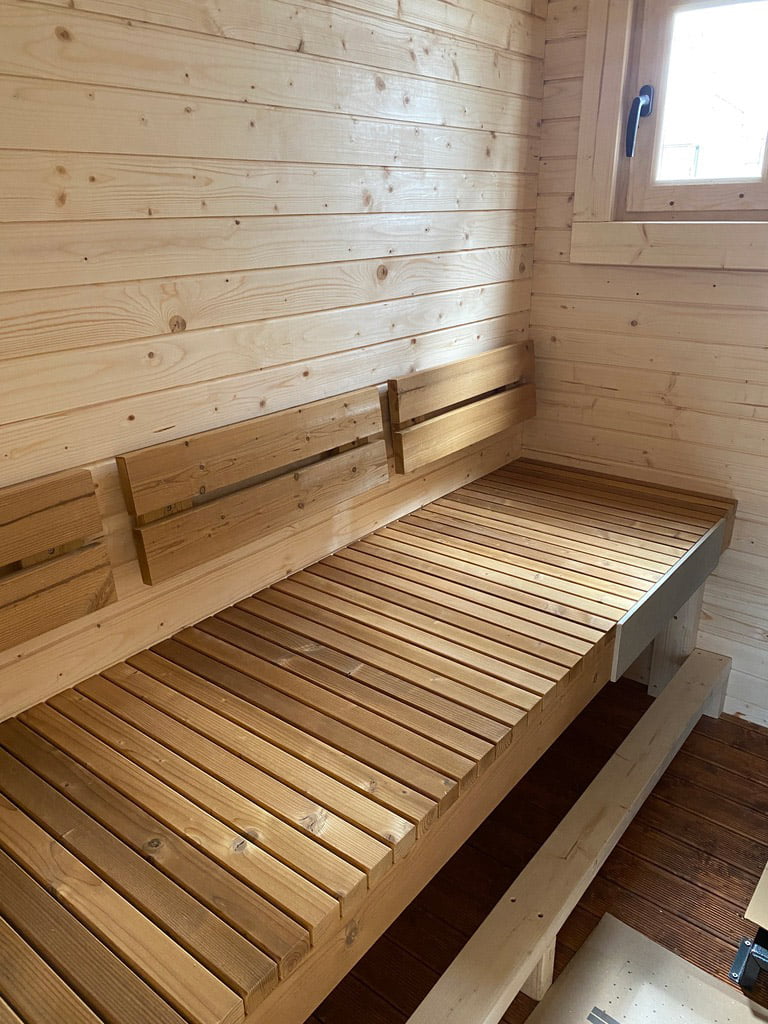 LWDcnc kubveida pirts ar priekštelpu, 4m