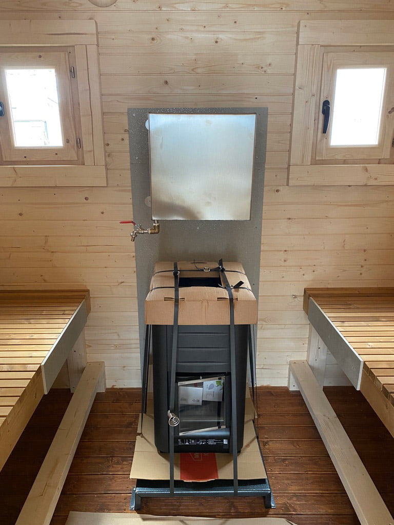 LWDcnc kubveida pirts ar priekštelpu, 4m