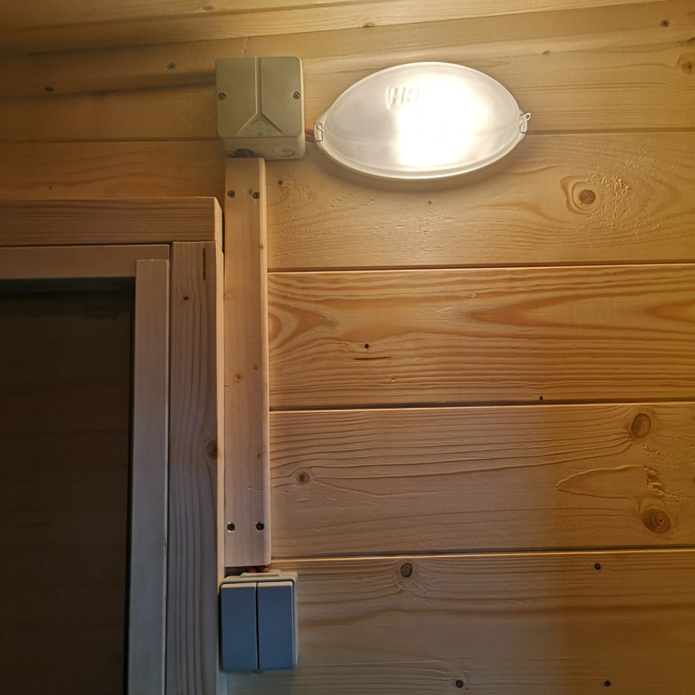 Box sauna with relaxation room (4m), LWDcnc