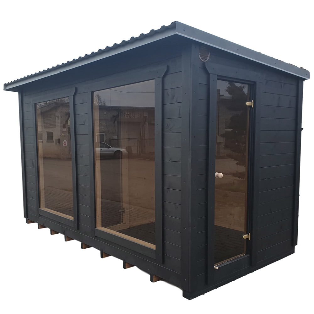 Box sauna with relaxation room (4m), LWDcnc