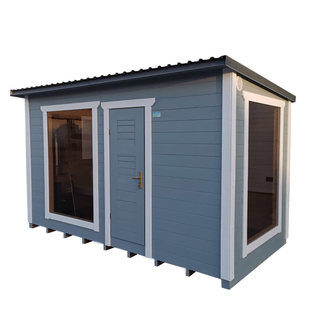 Box sauna with relaxation room (4m), LWDcnc
