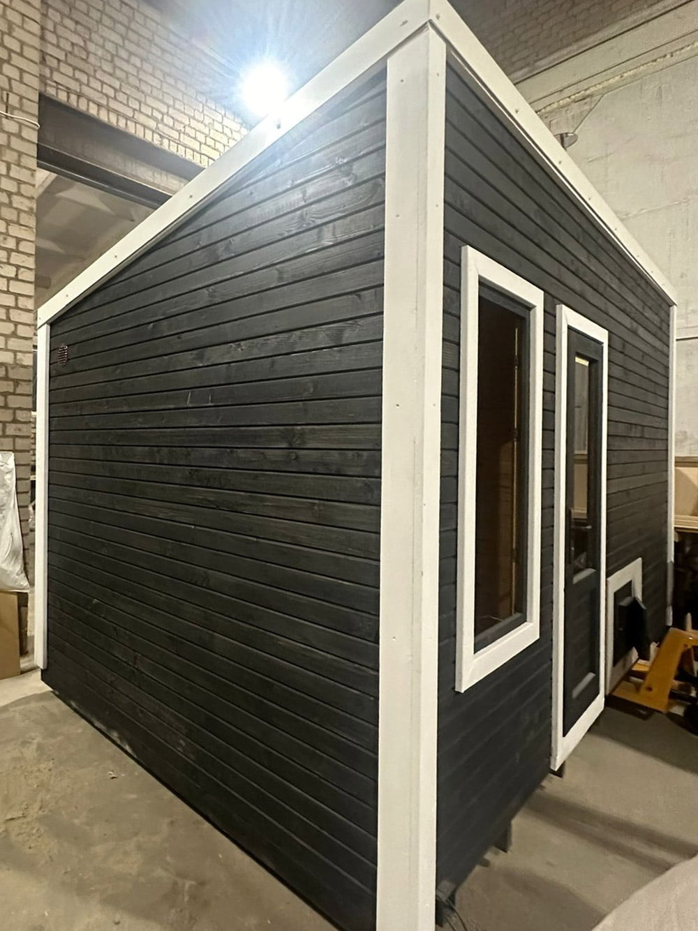 Wood burning sauna (4x2.5m), LWDcnc
