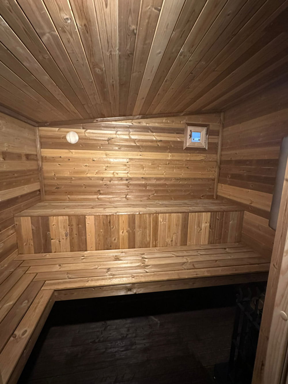 Wood burning sauna (4x2.5m), LWDcnc