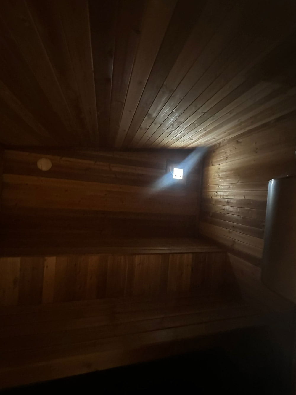 Thermo wood sauna room with an anteroom and shower, 4x2.5m, LWDcnc