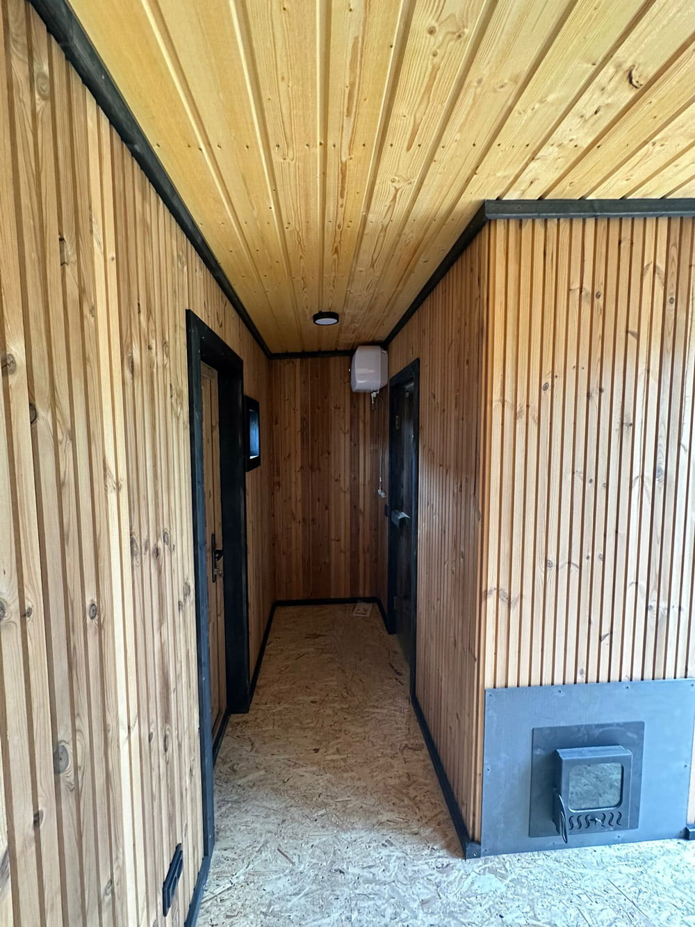 Insulated modular home with sauna, shower, 5x3m, LWDcnc