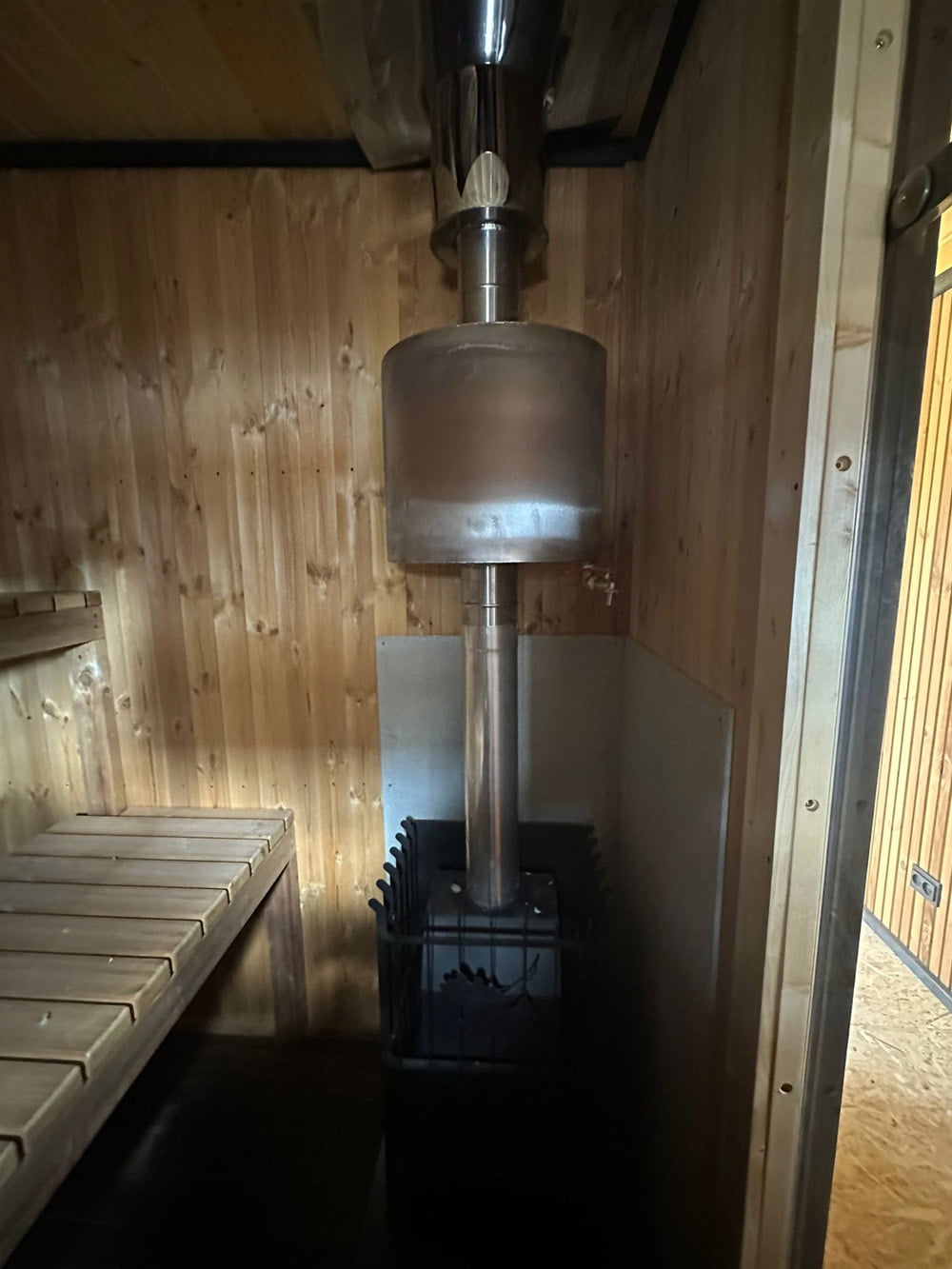 Insulated modular home with sauna, shower, 5x3m, LWDcnc