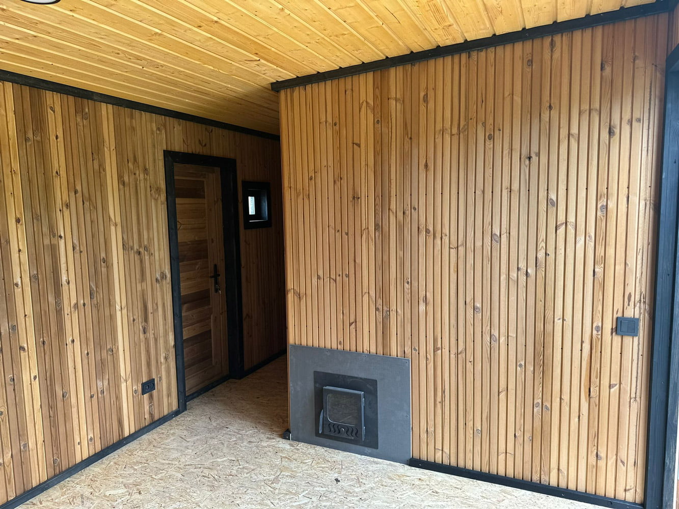 Insulated modular home with sauna, shower, 5x3m, LWDcnc