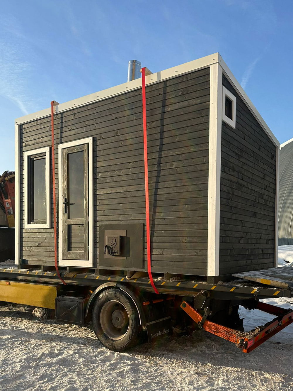 Wood burning sauna (4x2.5m), LWDcnc