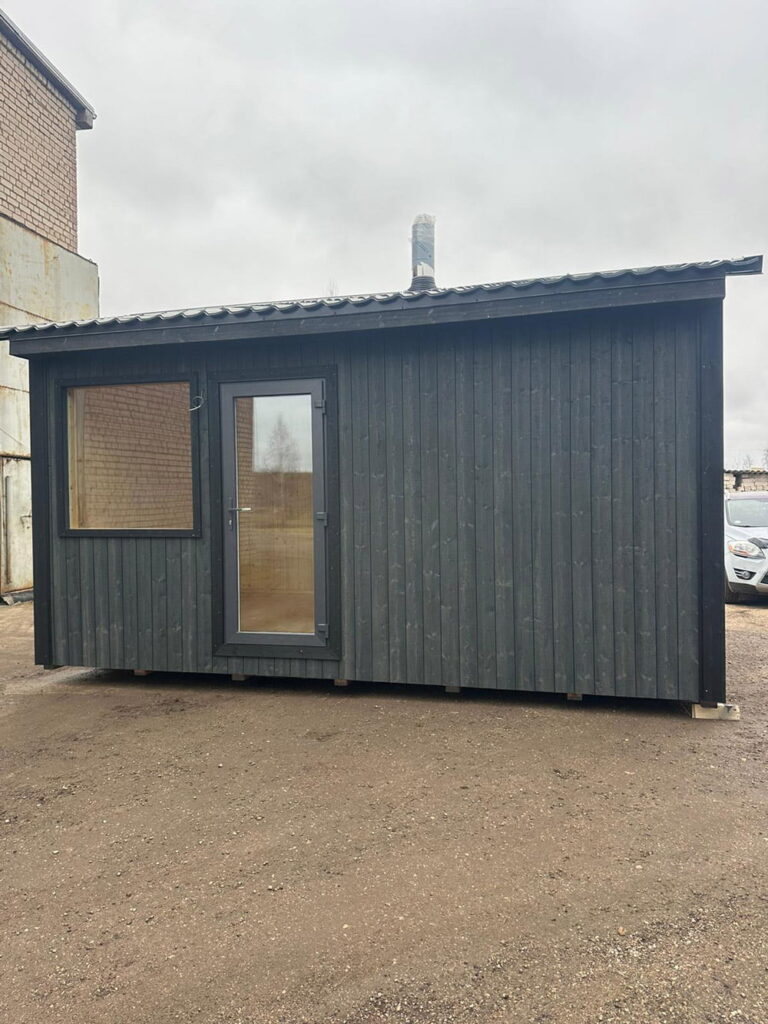 LWDcnc siltināta moduļu māja ar pirti un dušu, 5x3m