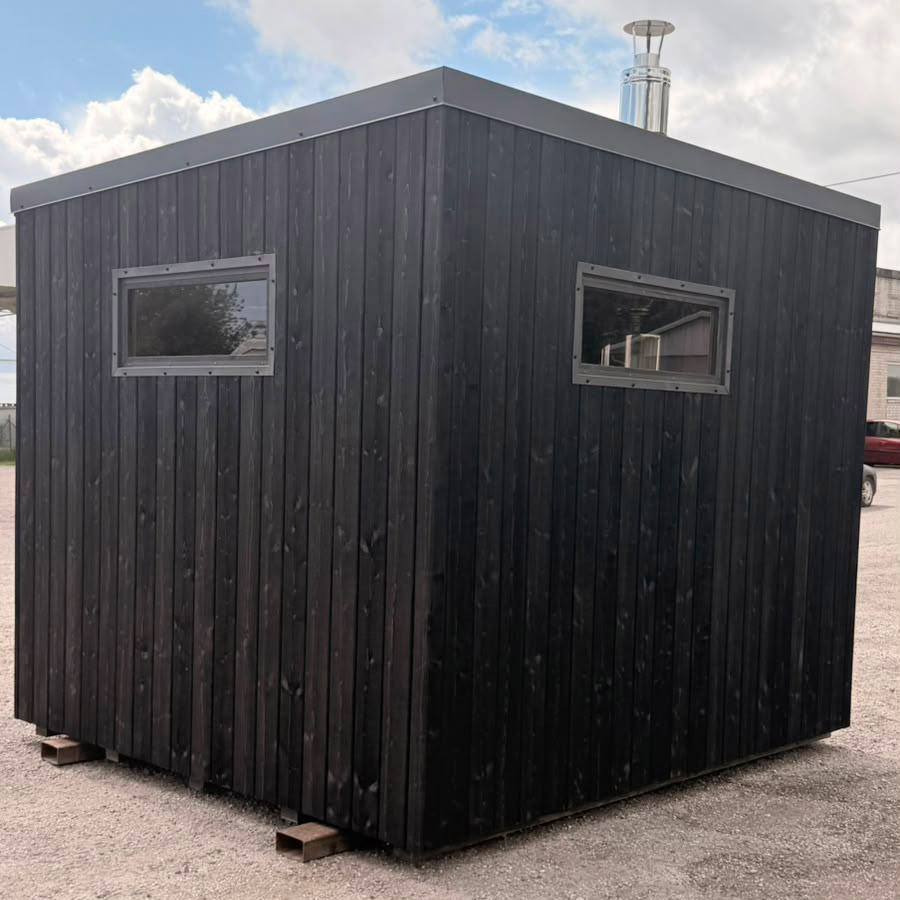 Insulated frame sauna with terrace, 3x2.5m - Image 20