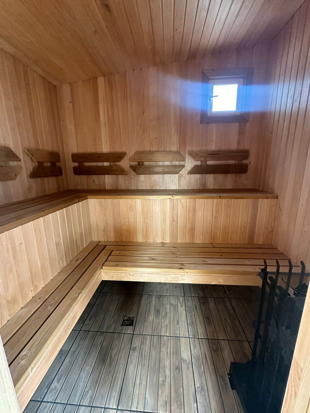 Modular sauna (4mx2.5m), LWDcnc
