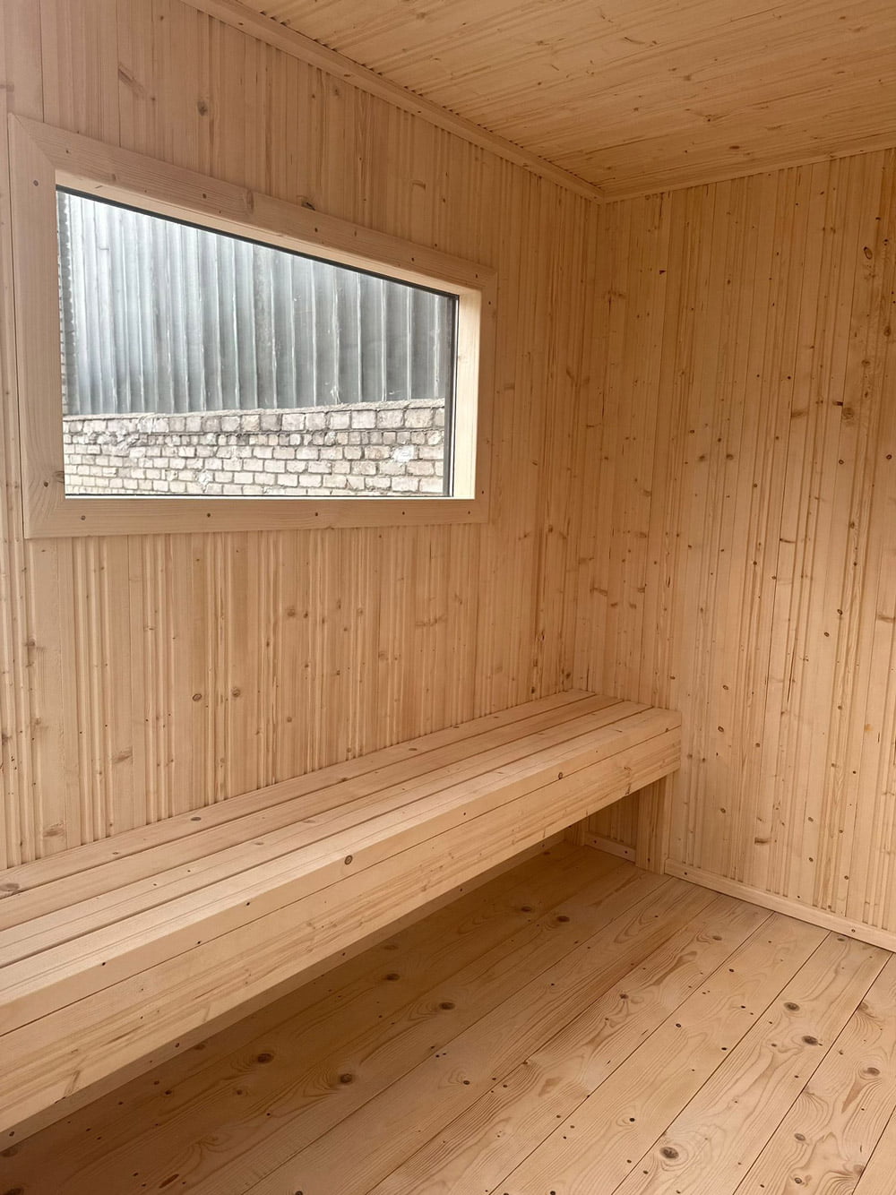 Modular sauna (4mx2.5m), LWDcnc