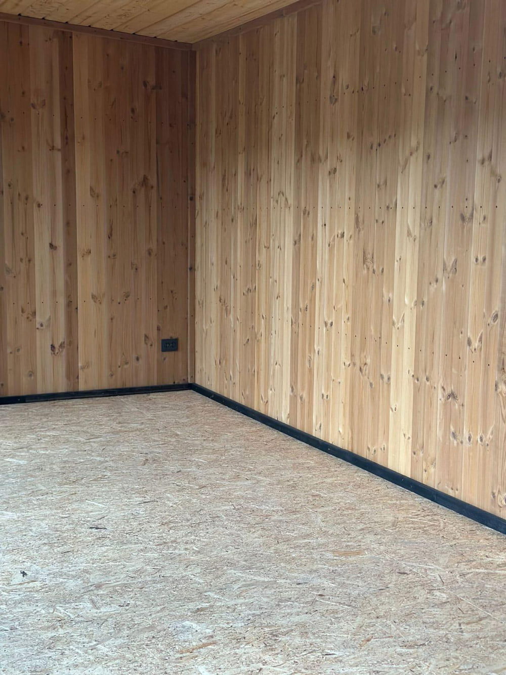 Modular house with a fireplace, LWDcnc
