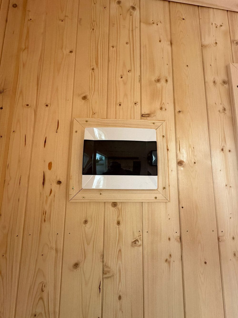 Insulated frame sauna 6x3.5m, LWDcnc