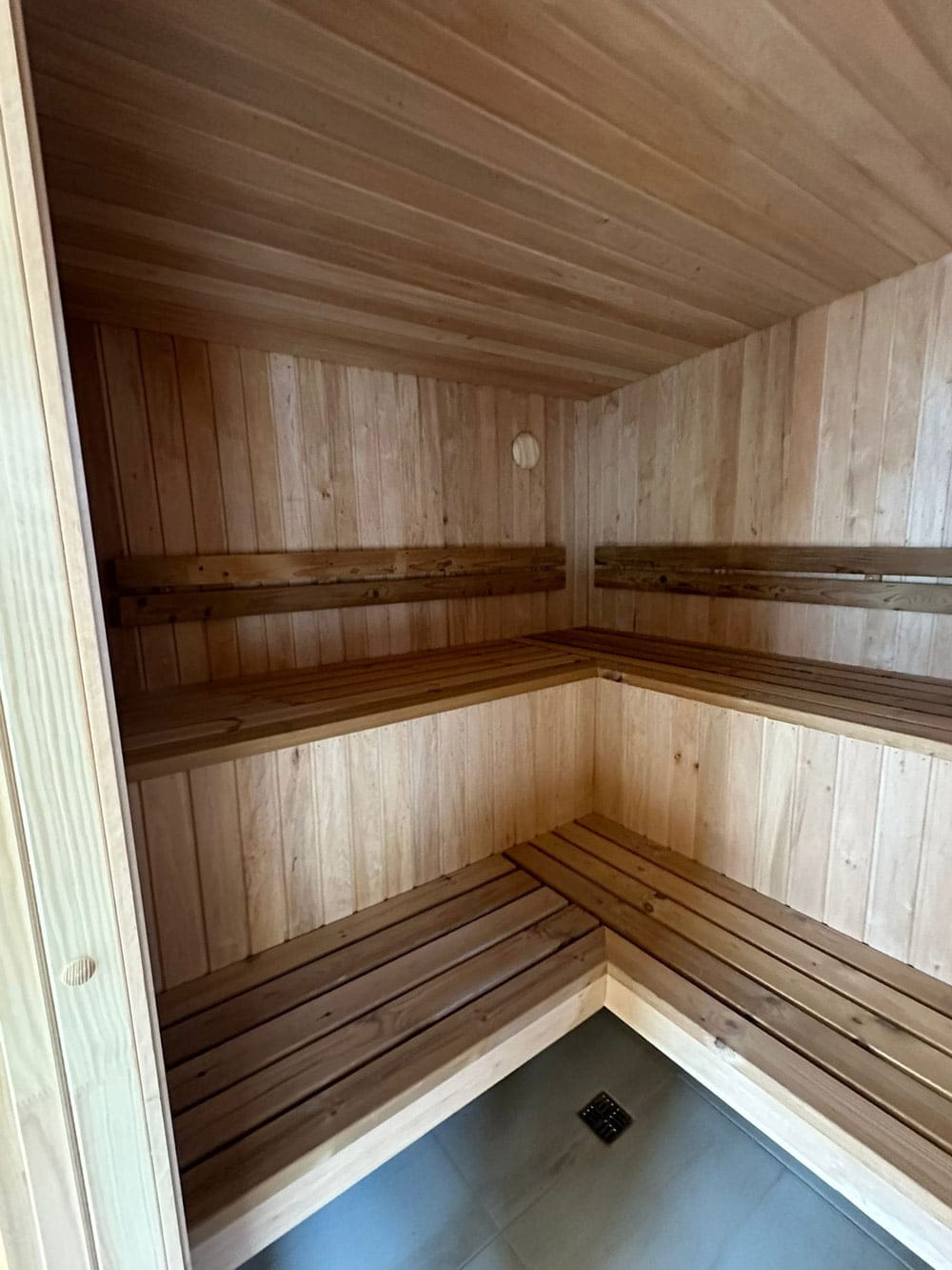 Insulated frame sauna 6x3.5m, LWDcnc