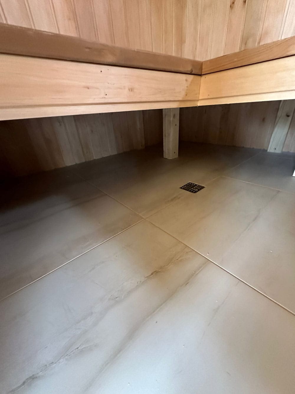 Insulated frame sauna 6x3.5m, LWDcnc