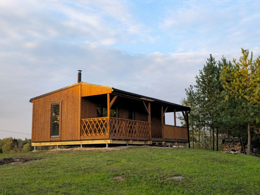 Koka moduļu māja, 40m², Lwdcnc