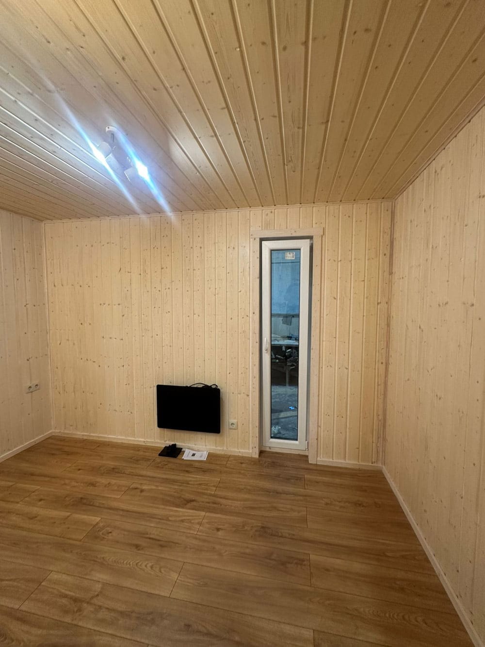 Wooden modular house (40m²) - bedroom, LWDcnc