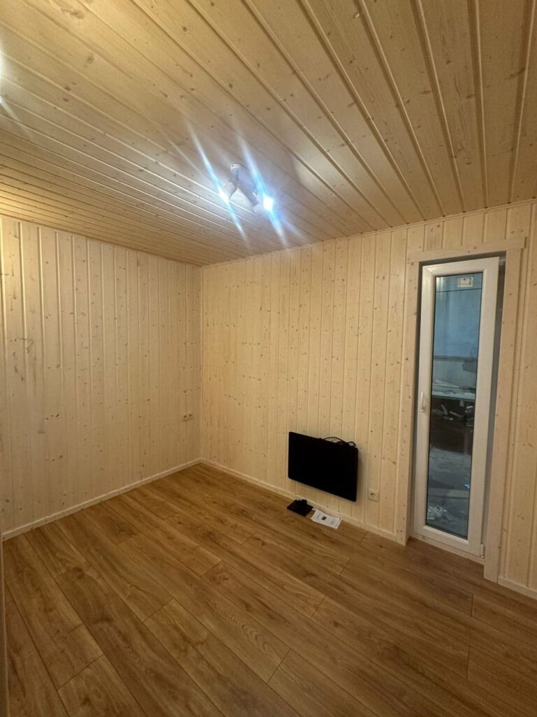 Wooden modular house (40m²) - bedroom, LWDcnc