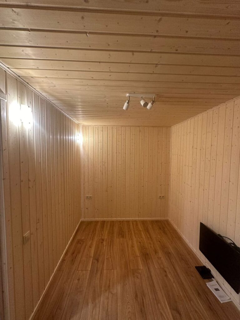 Wooden modular house (40m²) - bedroom, LWDcnc