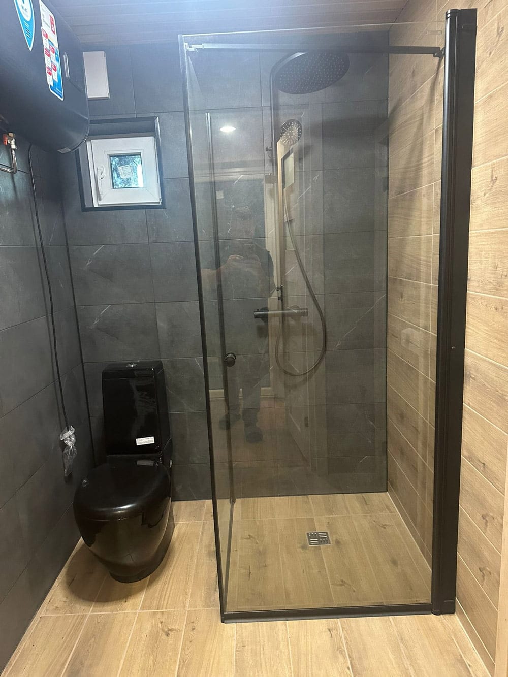 Wooden modular house (40m²) - bathroom and WC, LWDcnc