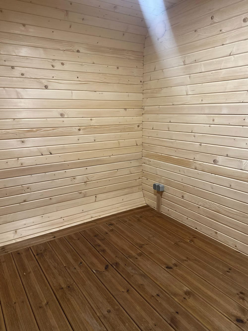 Quadro sauna with anteroom (4x2.4m), LWDcnc