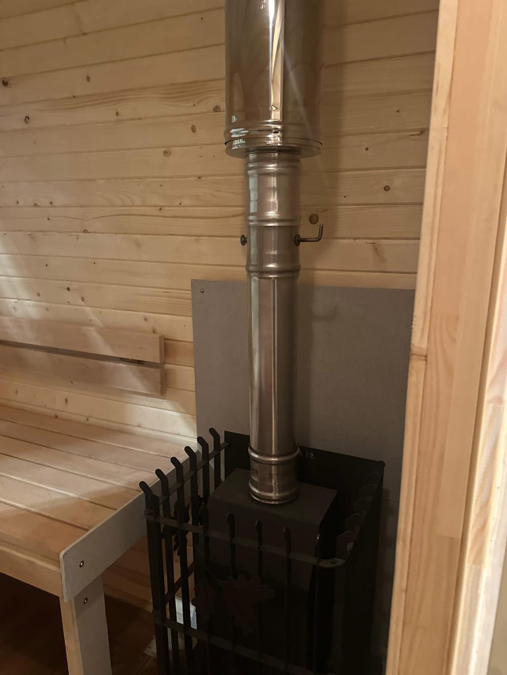 Quadro sauna with anteroom (4x2.4m), LWDcnc
