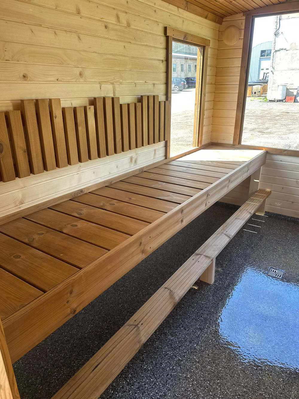 Insulated quadro sauna with anteroom, 4m - Image 8