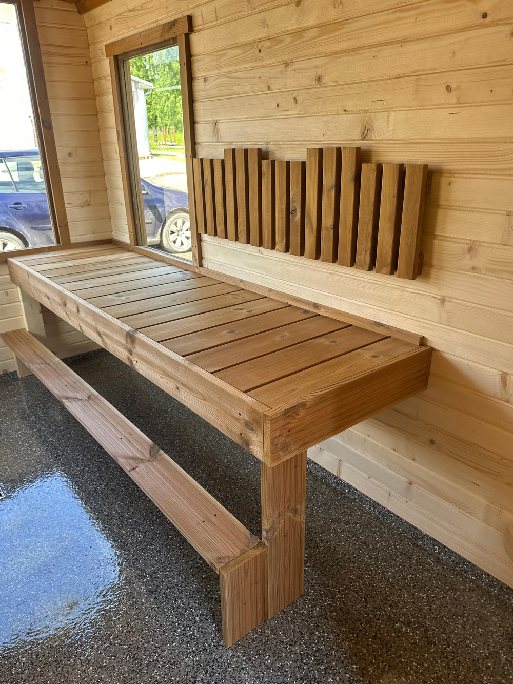Insulated quadro sauna with anteroom, 4m - Image 9