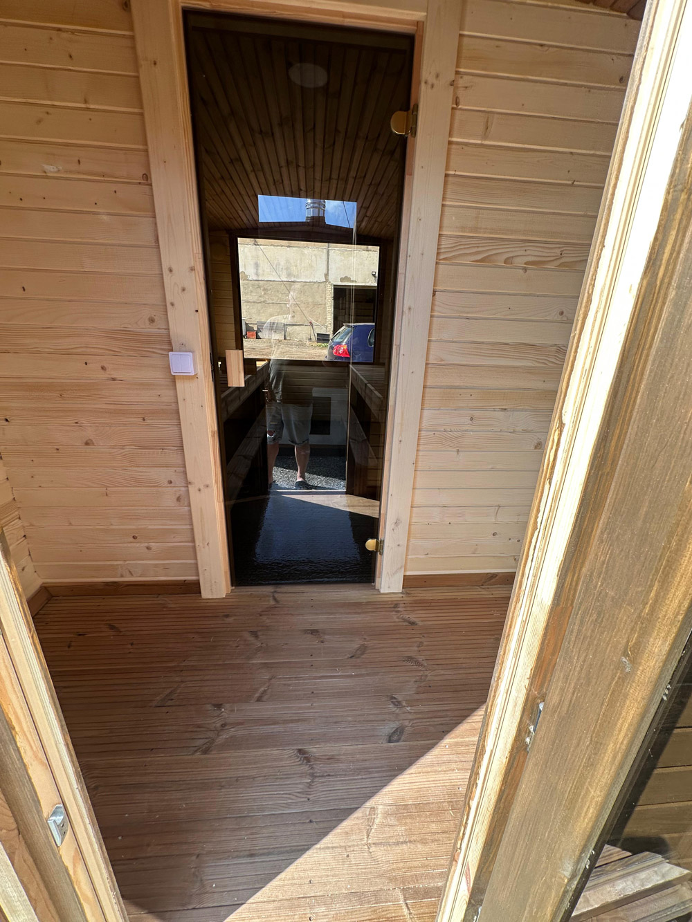 Insulated quadro sauna with anteroom, 4m - Image 14