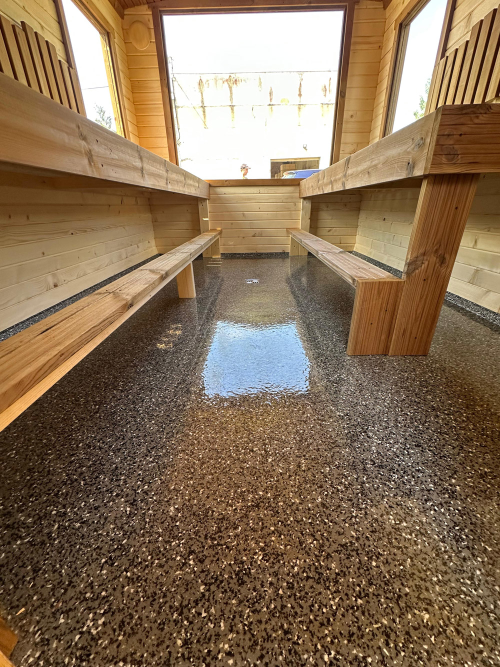 Insulated quadro sauna with anteroom, 4m - Image 6