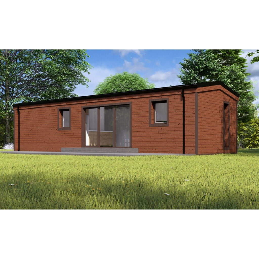 Modern modular house made in Latvia