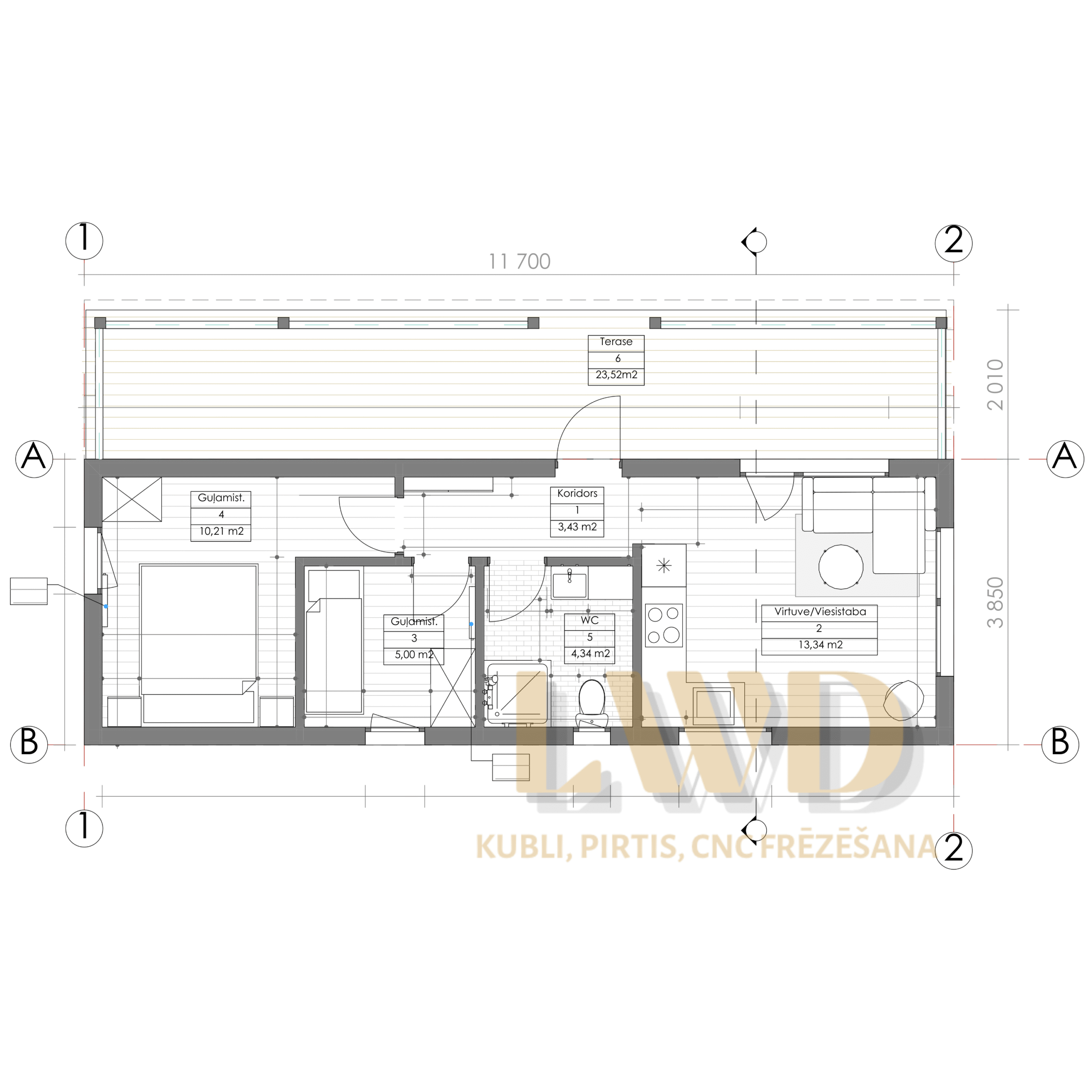 Custom modular homes made in Latvia